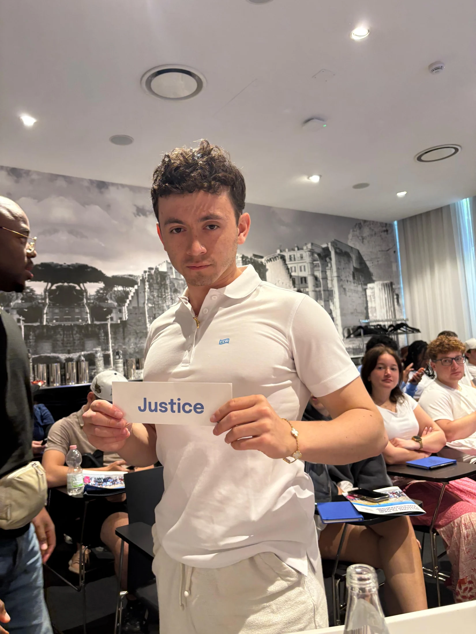 Justice at an Allied Voices for Israel gathering